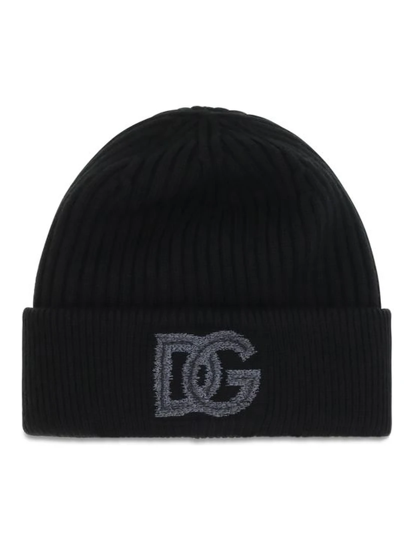 Black Wool Oves Aries Beanie