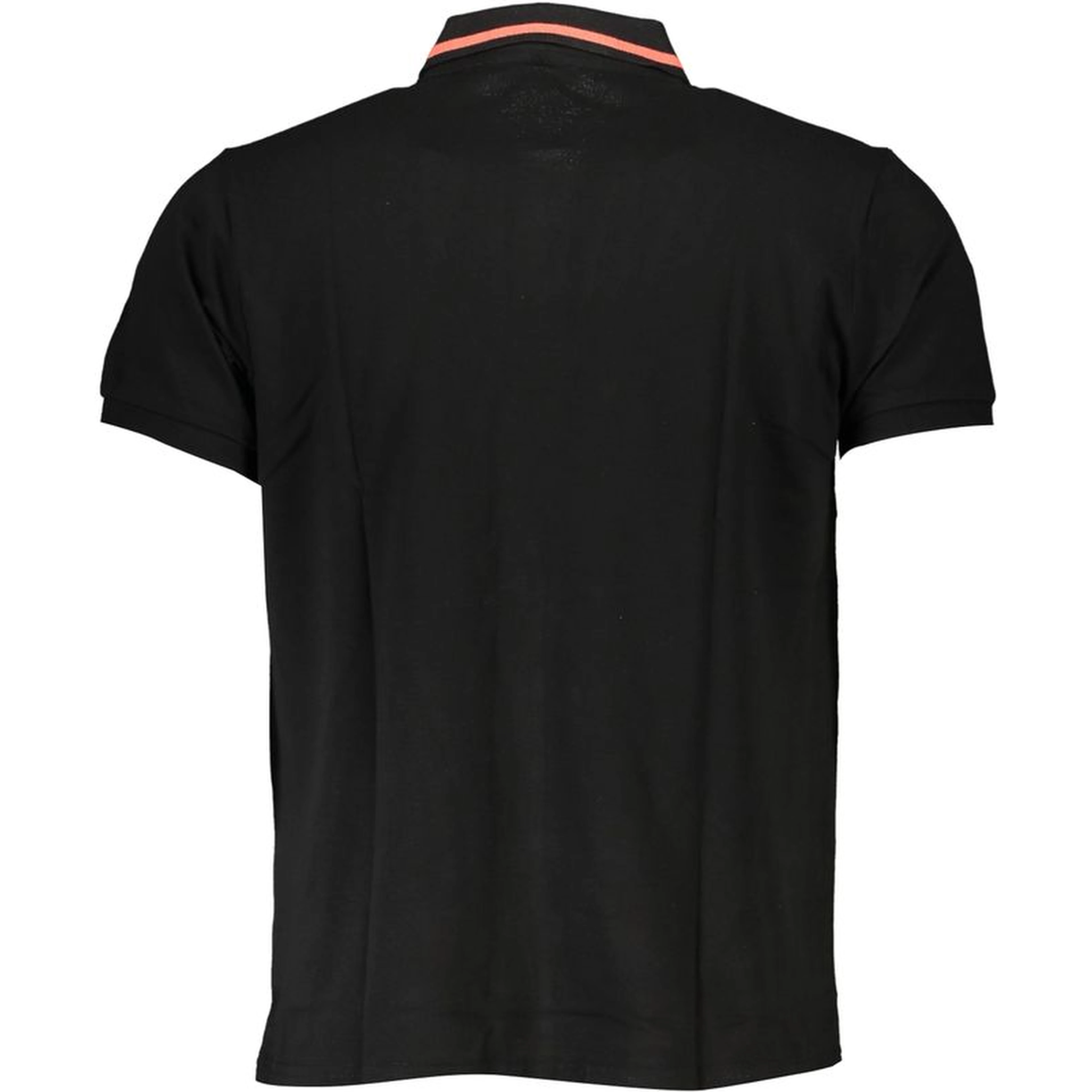 Black Cotton Men's Polo Shirt