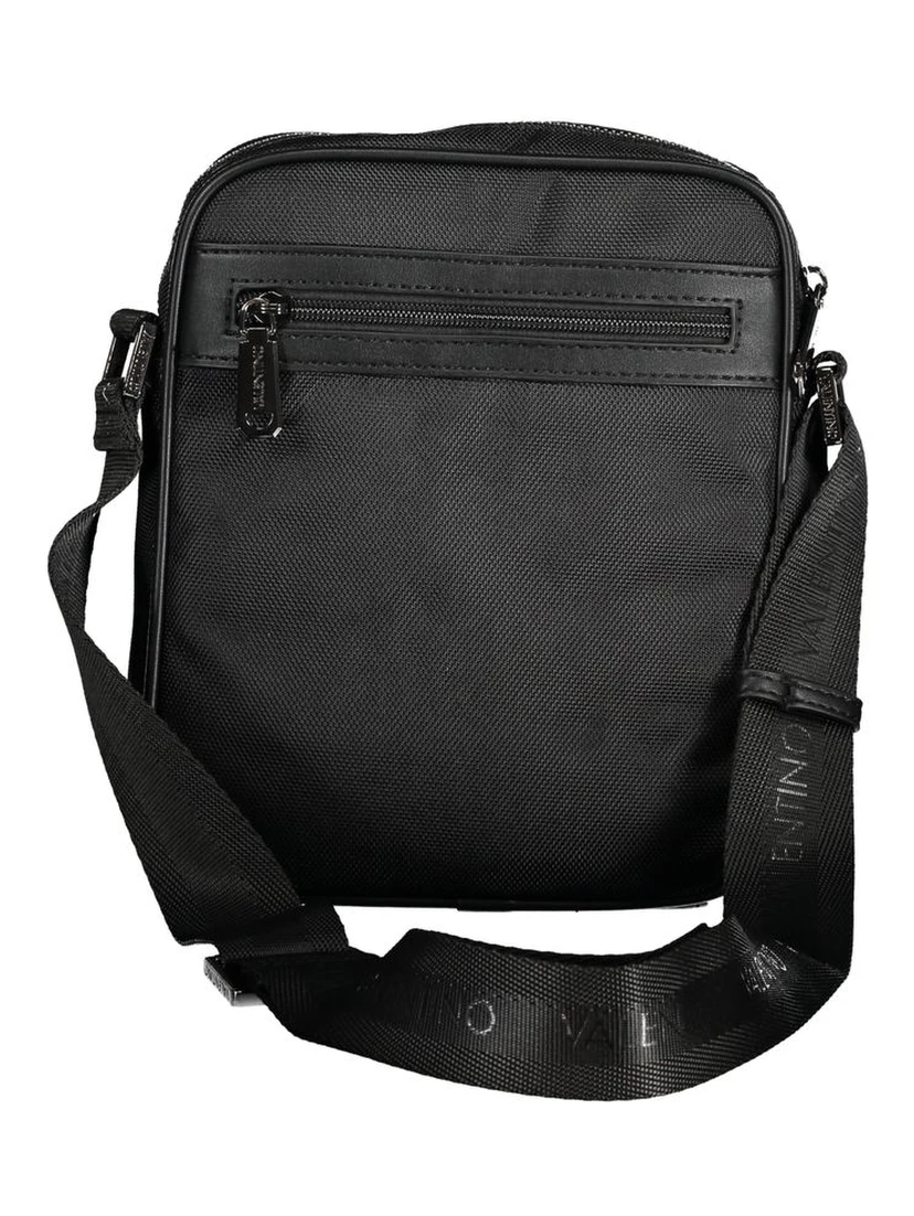 Black Fabric Men's Shoulder Bag