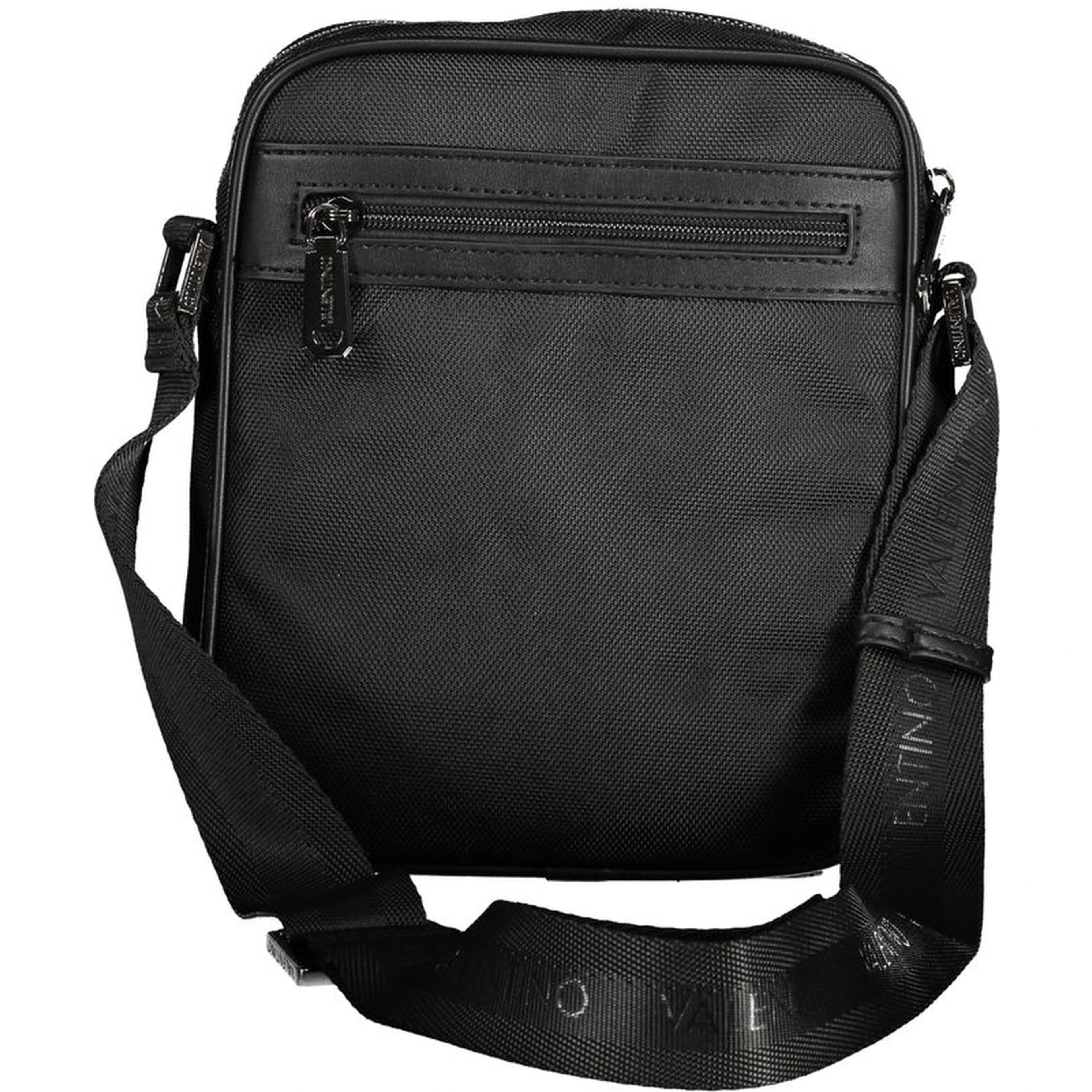 Black Fabric Men's Shoulder Bag