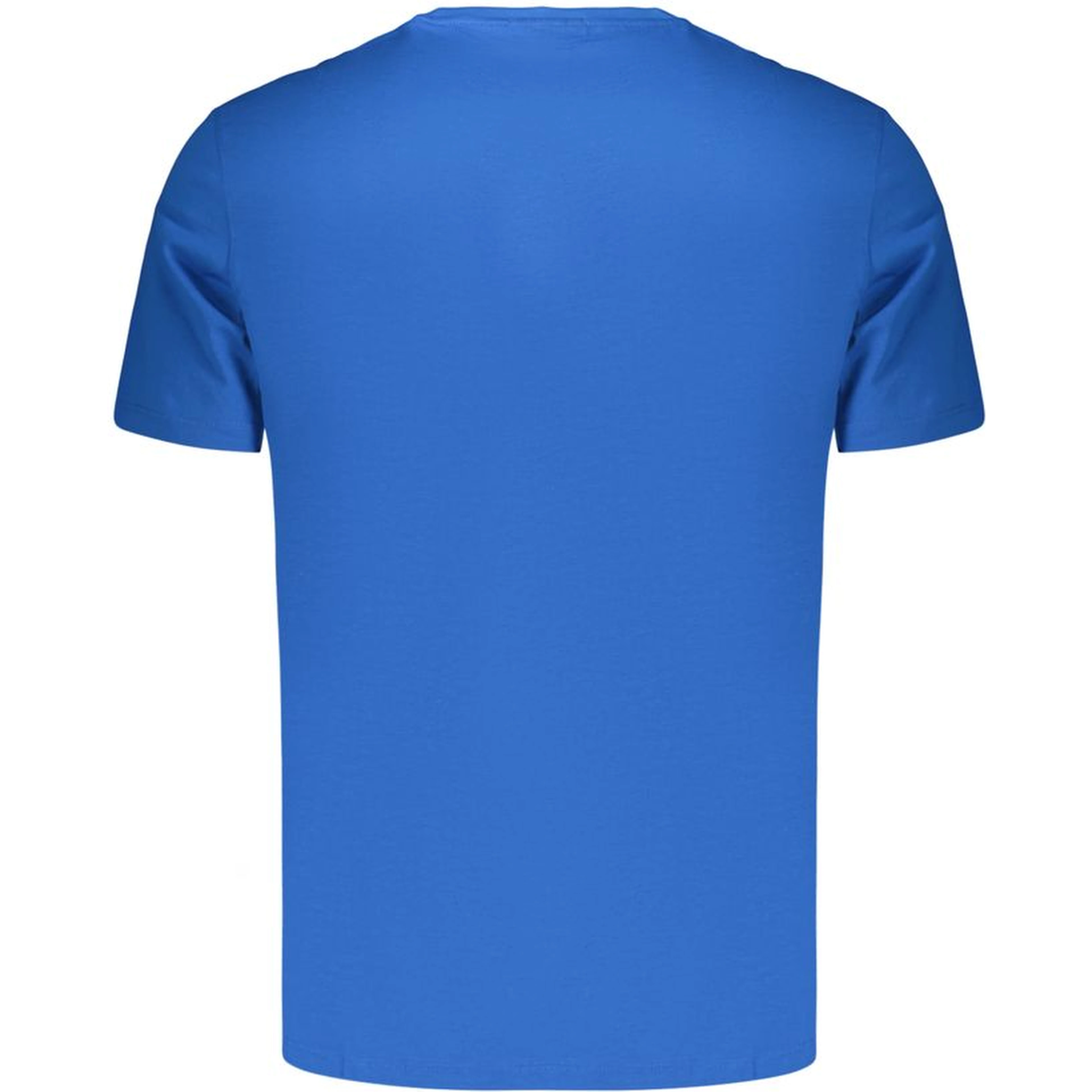 Blue Cotton Men's T-Shirt