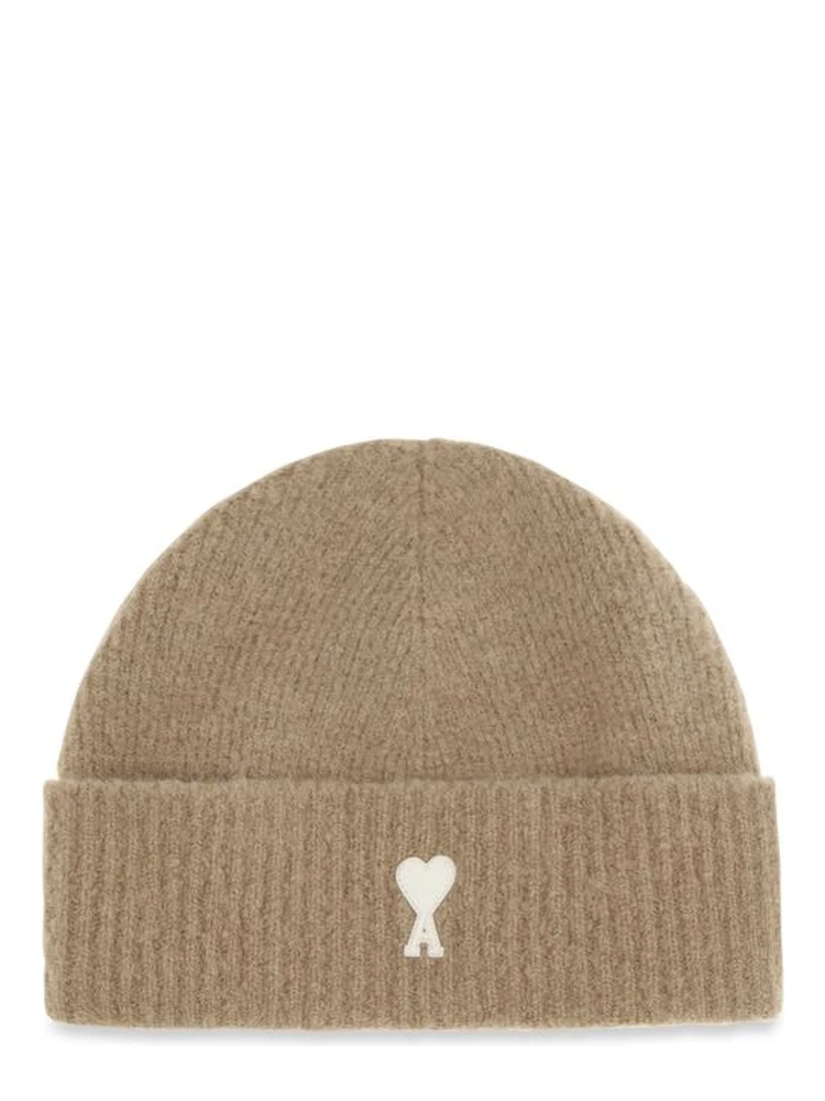 Beige Wool Oves Aries Beanie