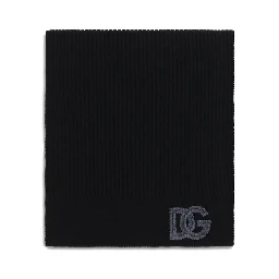 Black Wool Oves Aries Scarf