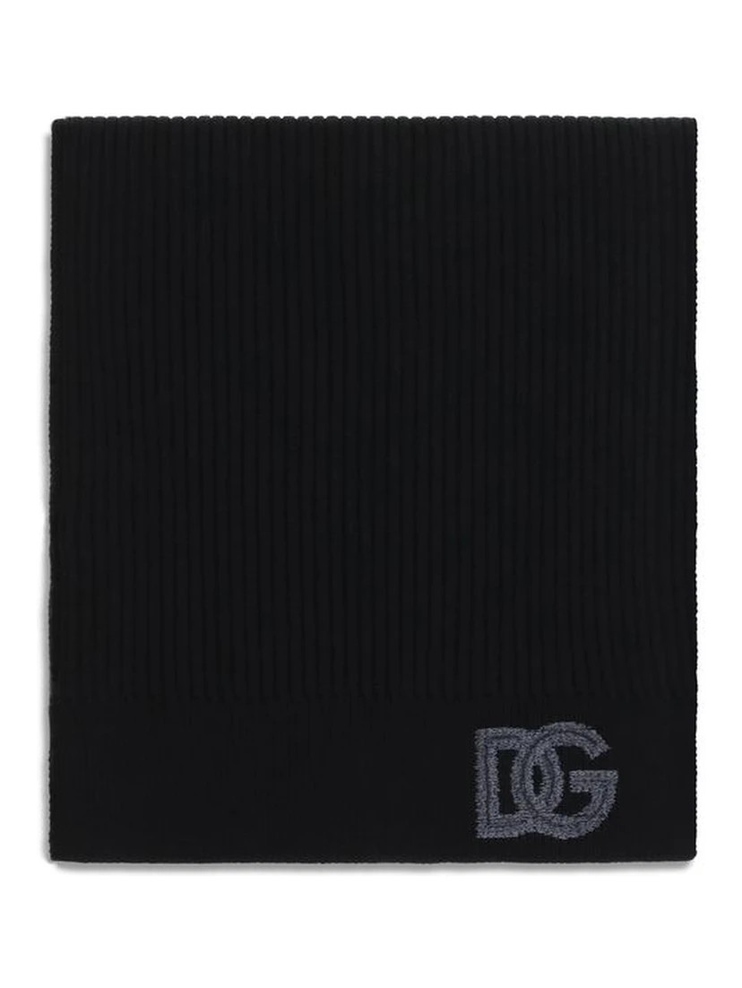 Black Wool Oves Aries Scarf