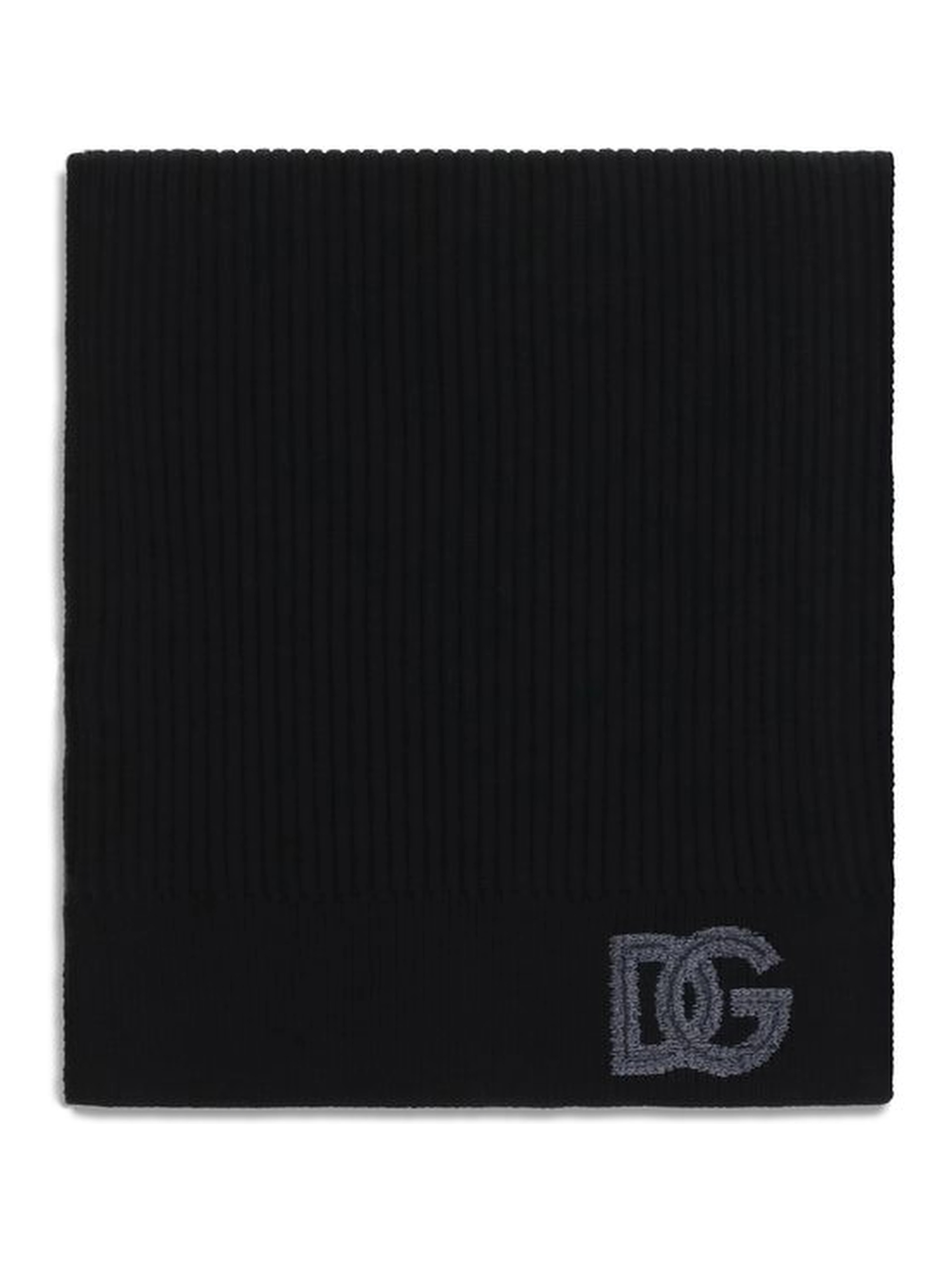 Black Wool Oves Aries Scarf