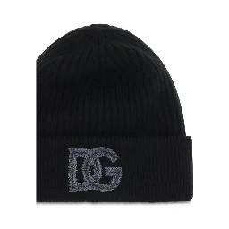 Black Wool Oves Aries Beanie