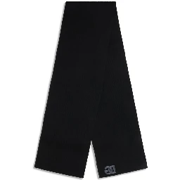 Black Wool Oves Aries Scarf