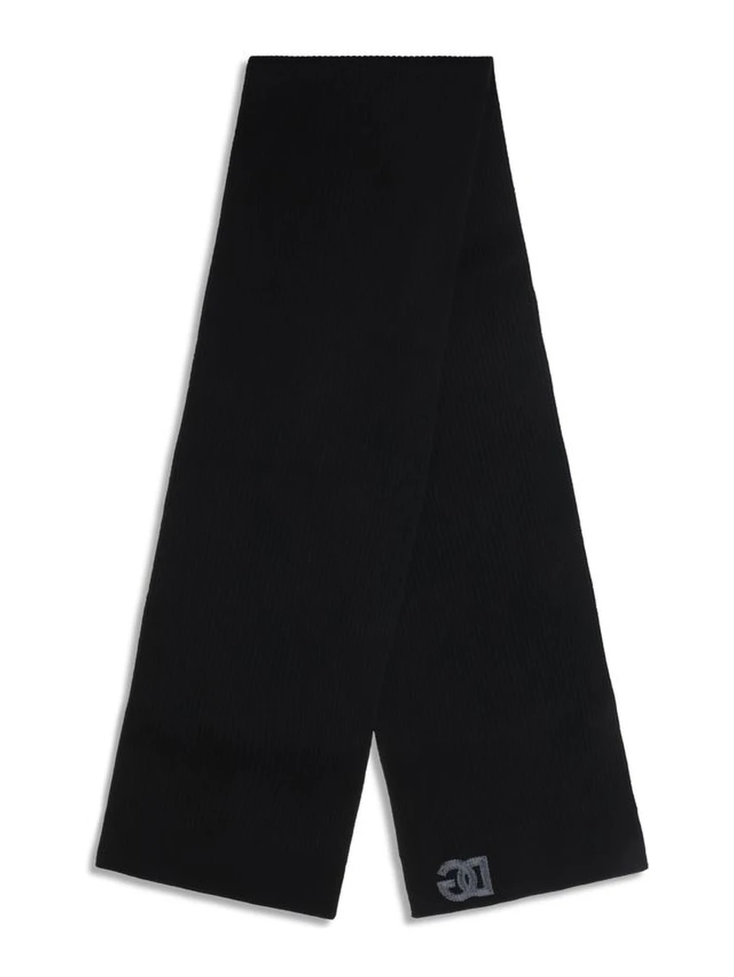 Black Wool Oves Aries Scarf