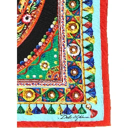 Multicolor Silk Scarf