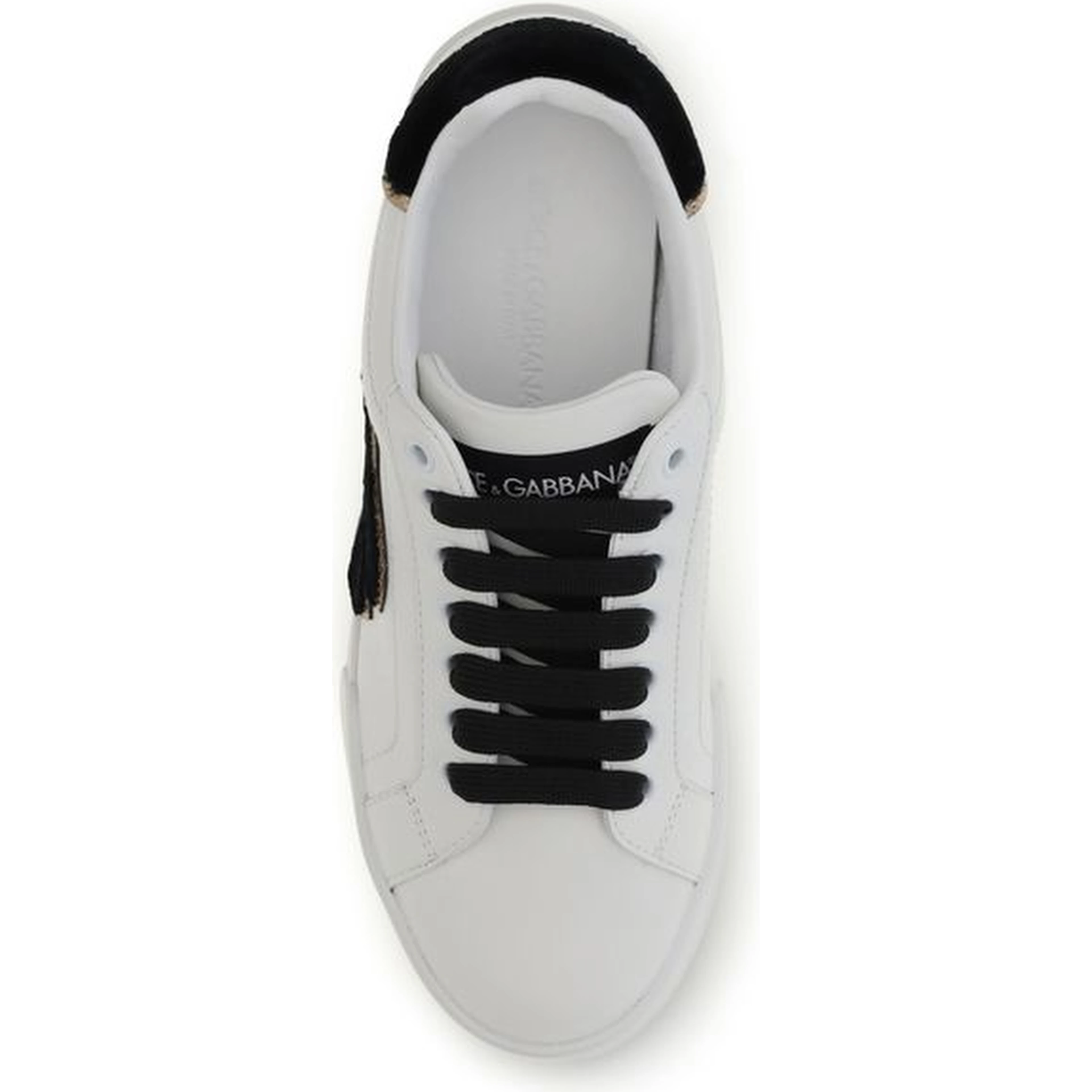 White Calf Leather Bos Taurus Low Top Sneakers