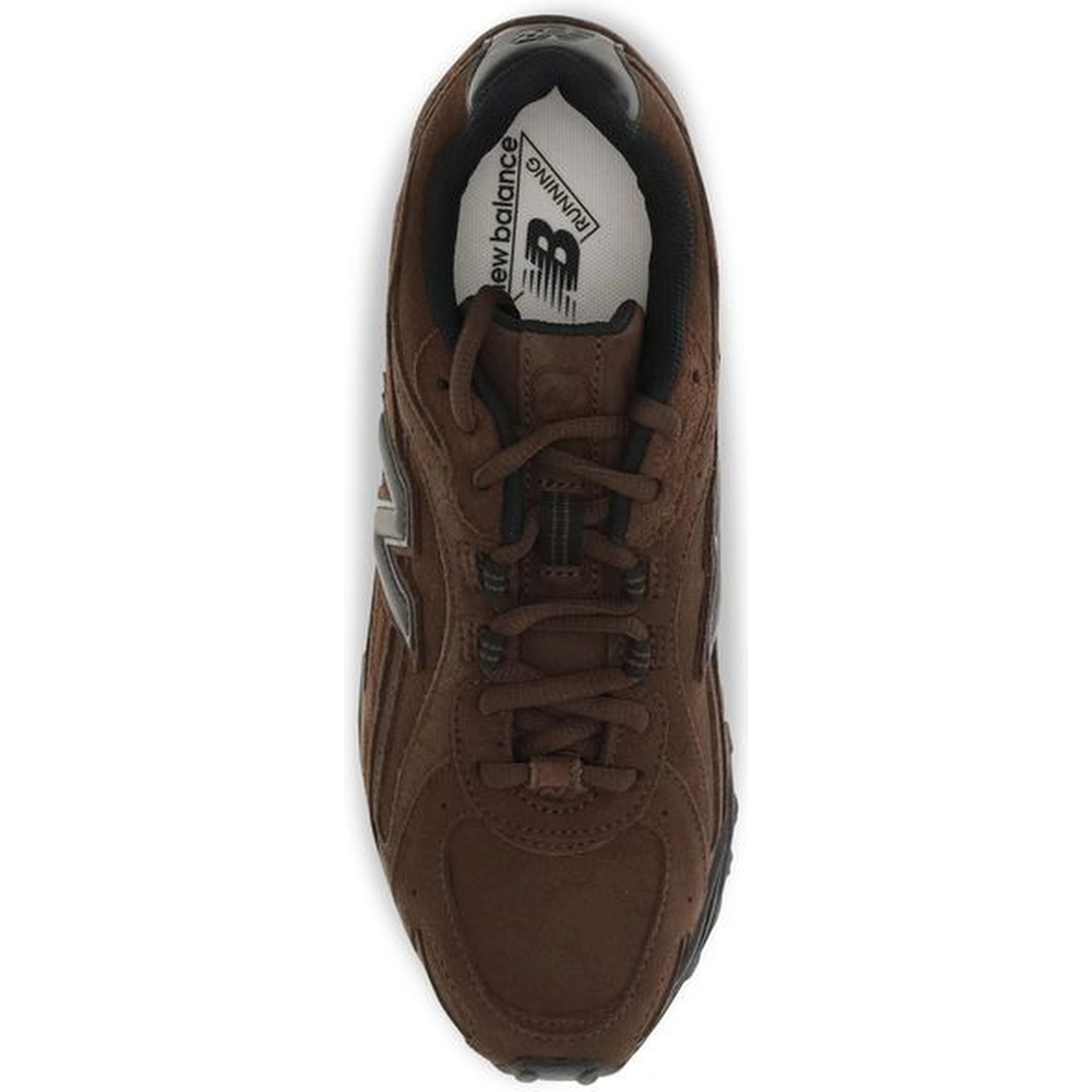 Brown Fabric Athletic Sneakers