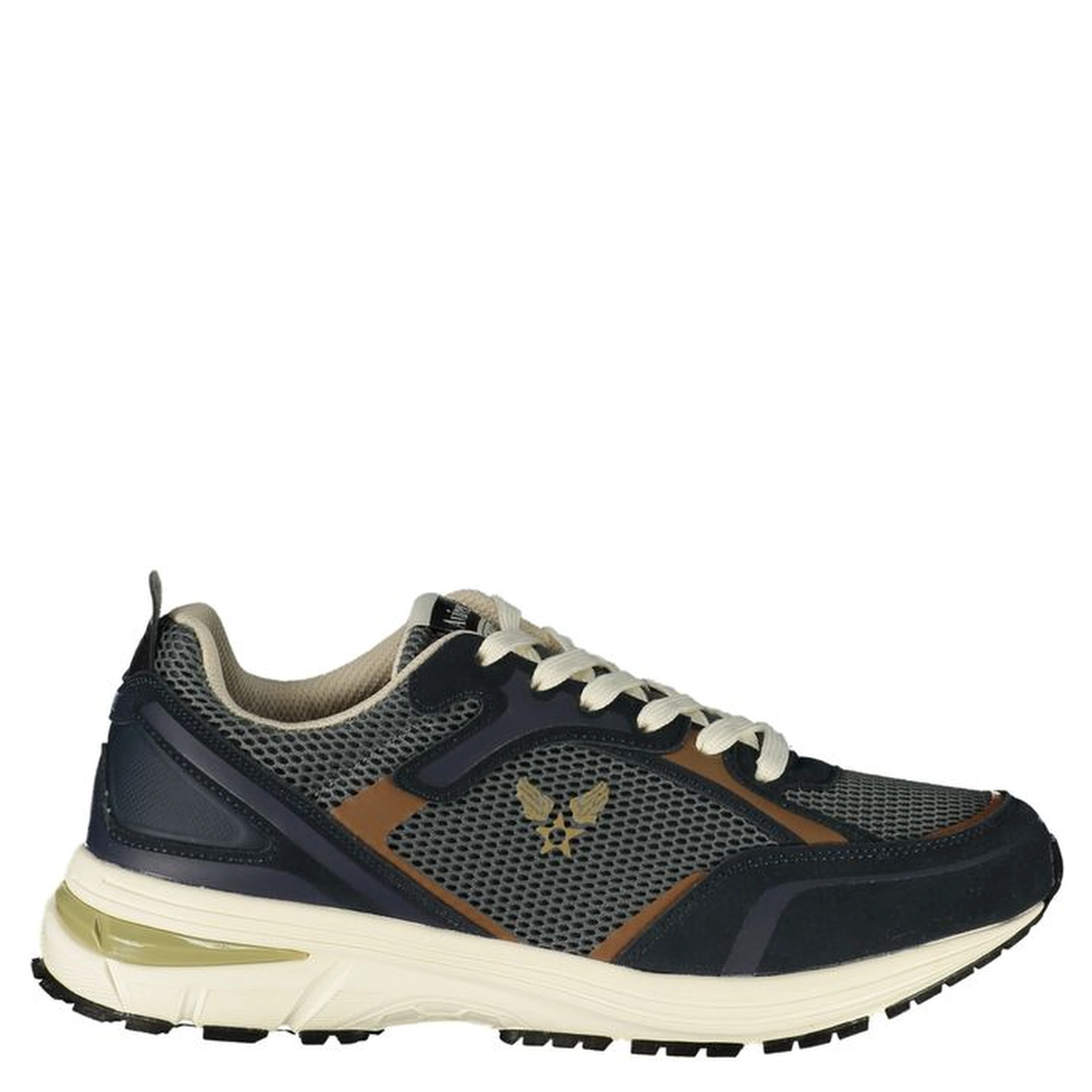 Blue Polyurethane Men's Sneaker