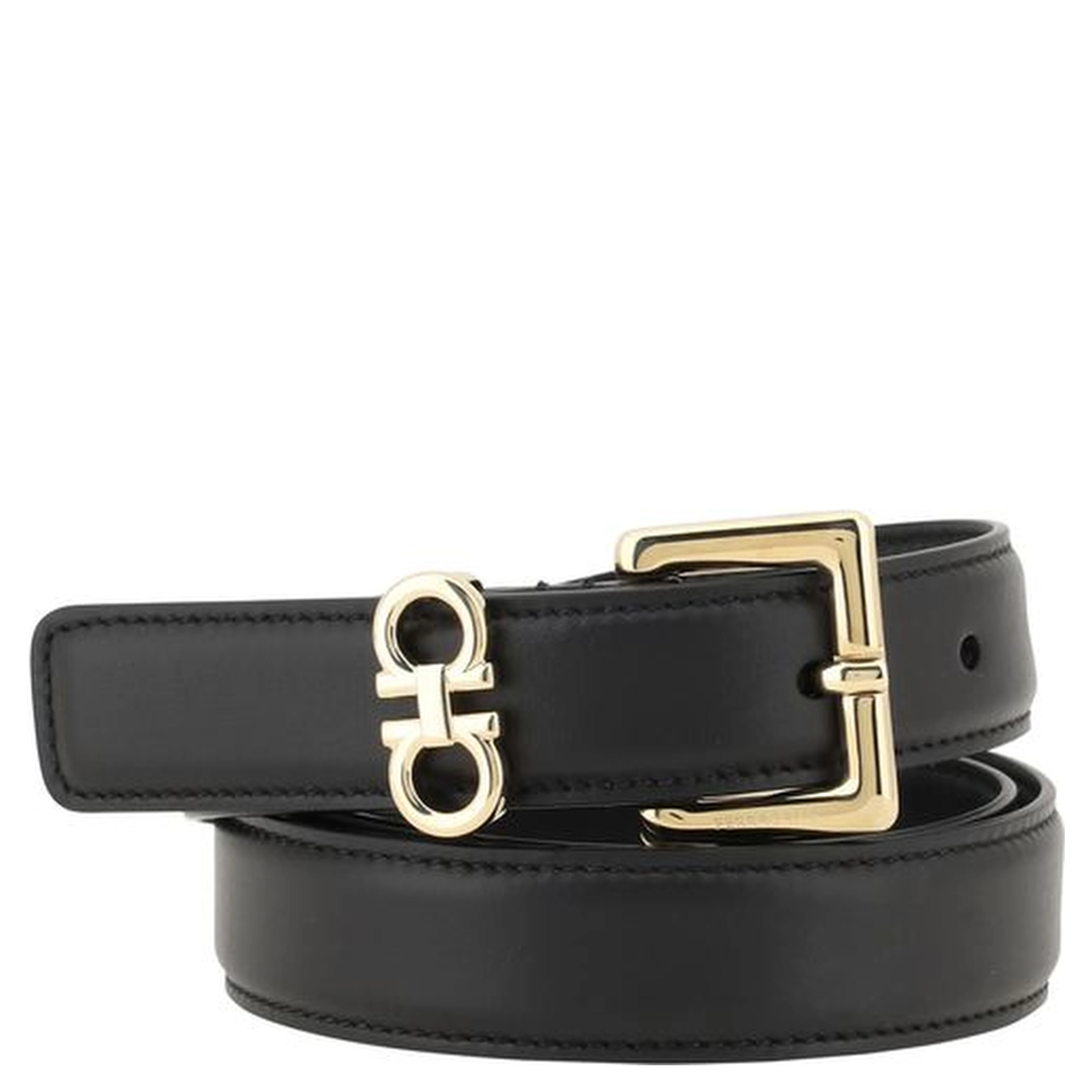 Black Calf Leather Bos Taurus Regular Belt