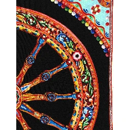 Multicolor Silk Scarf