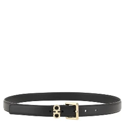 Black Calf Leather Bos Taurus Regular Belt