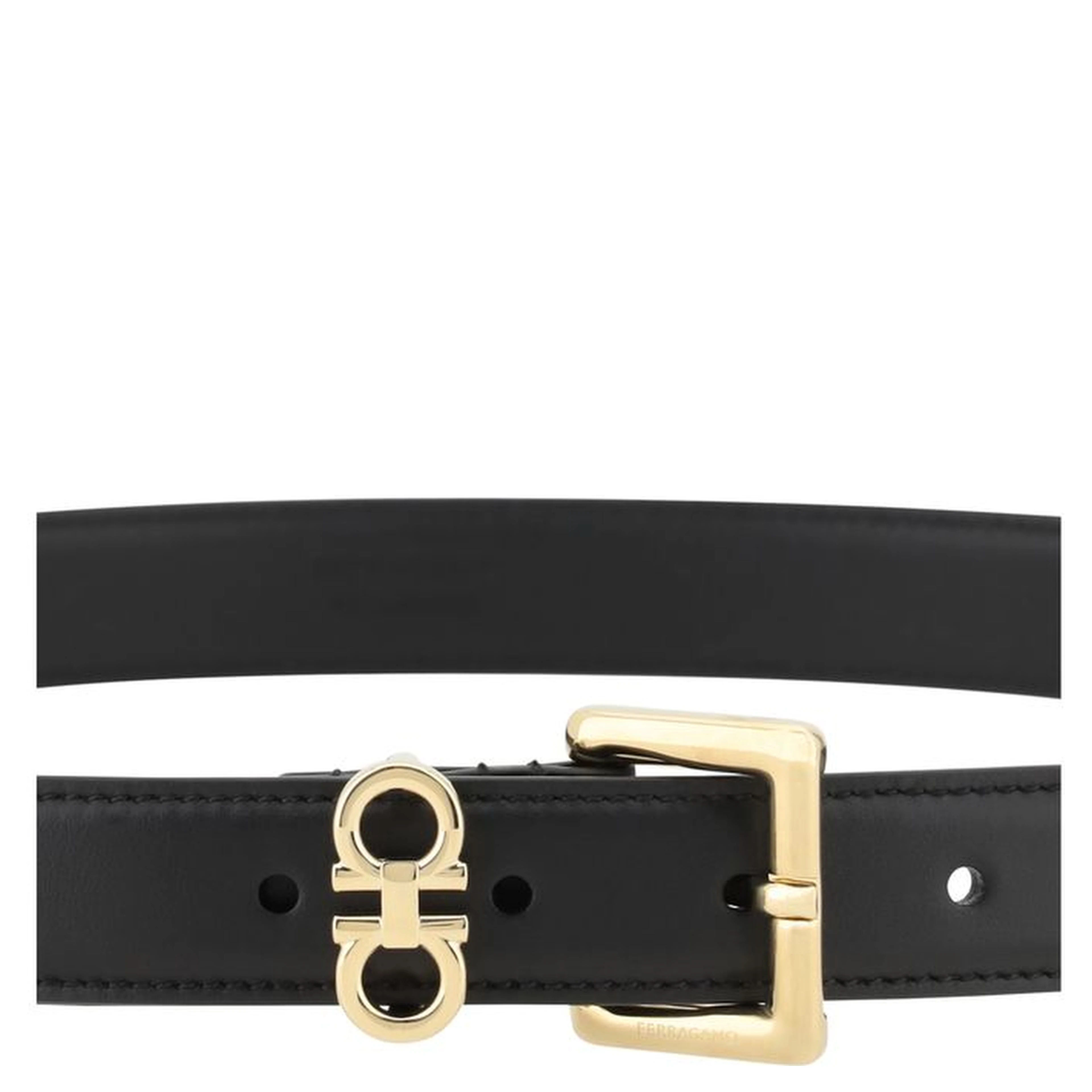 Black Calf Leather Bos Taurus Regular Belt