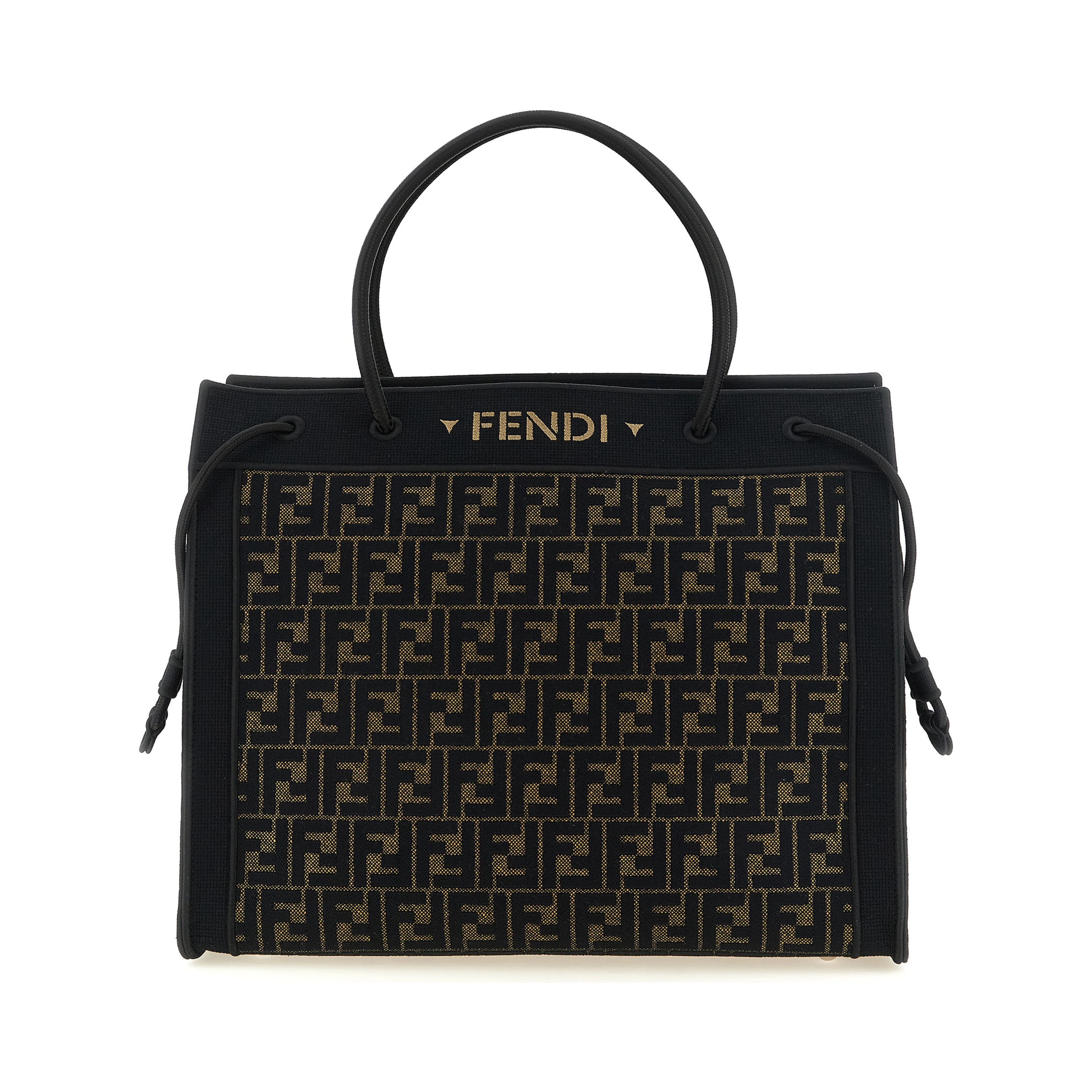 Brown Cotton Tote Bag