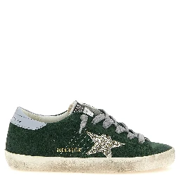 Bicolor Leather Low Top Sneakers