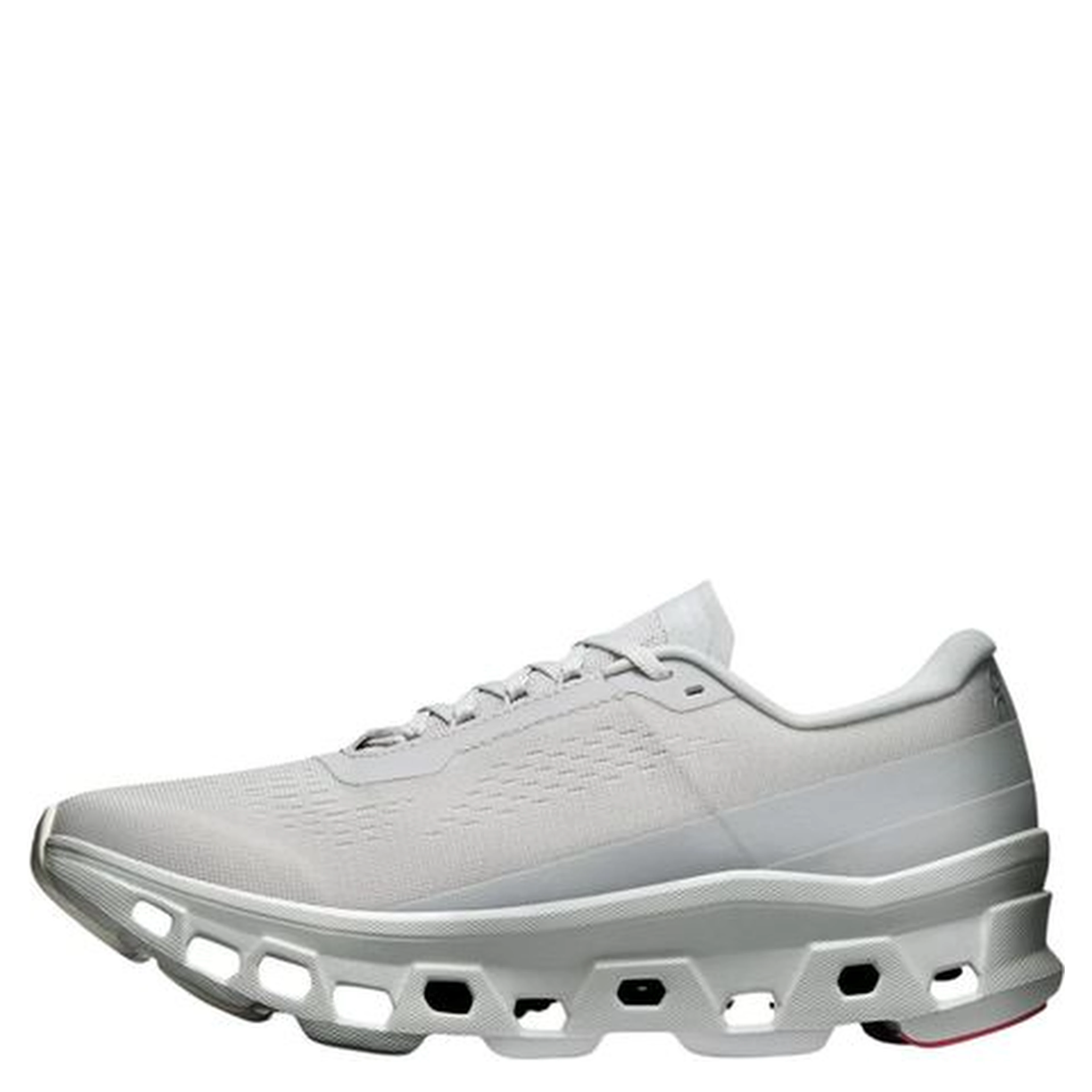 Gray Synthetic Athletic Sneakers