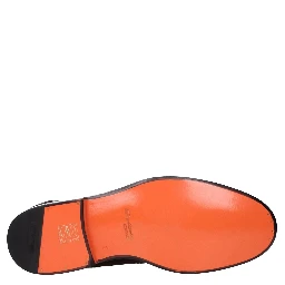 Brown Leather Slip-On Loafers