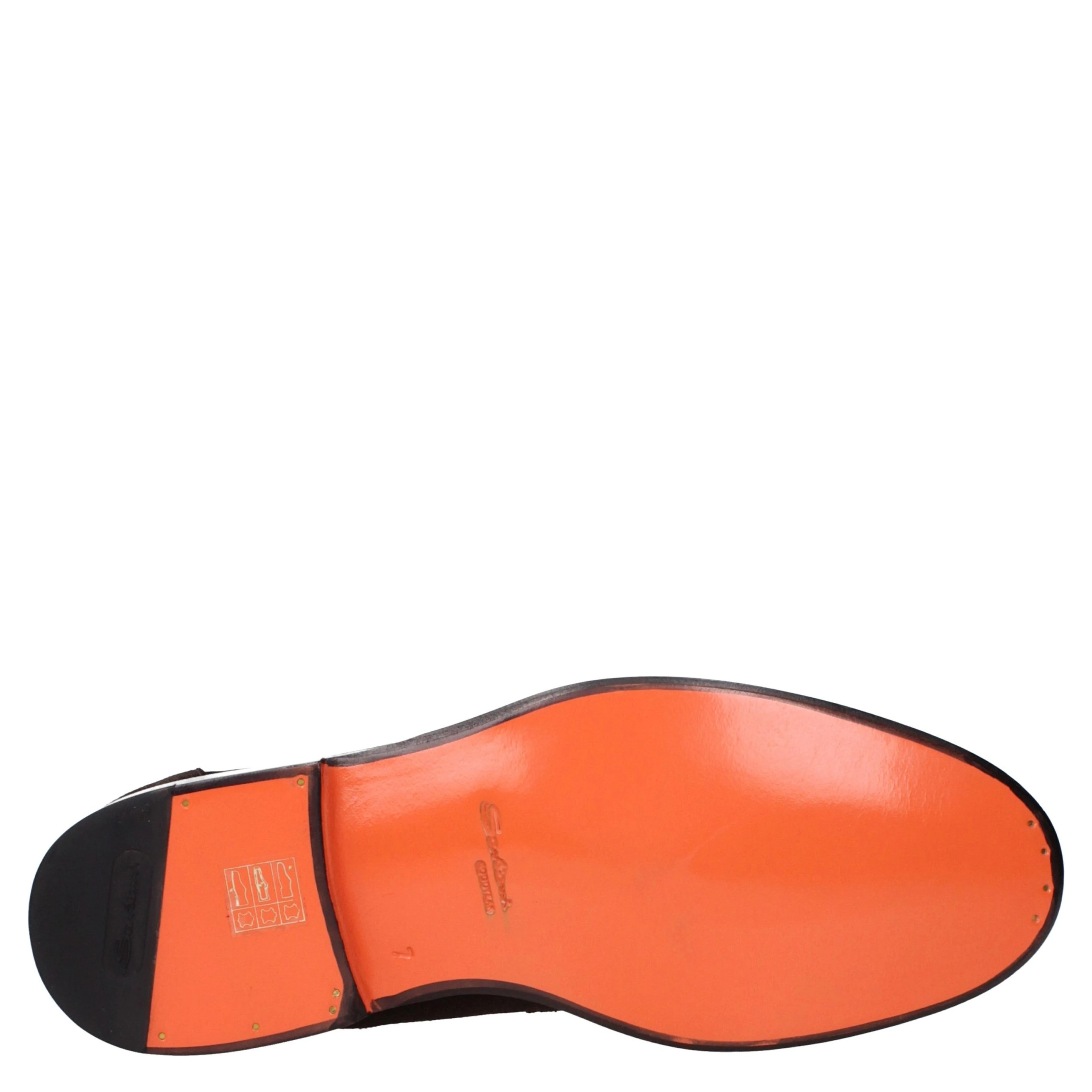 Brown Leather Slip-On Loafers