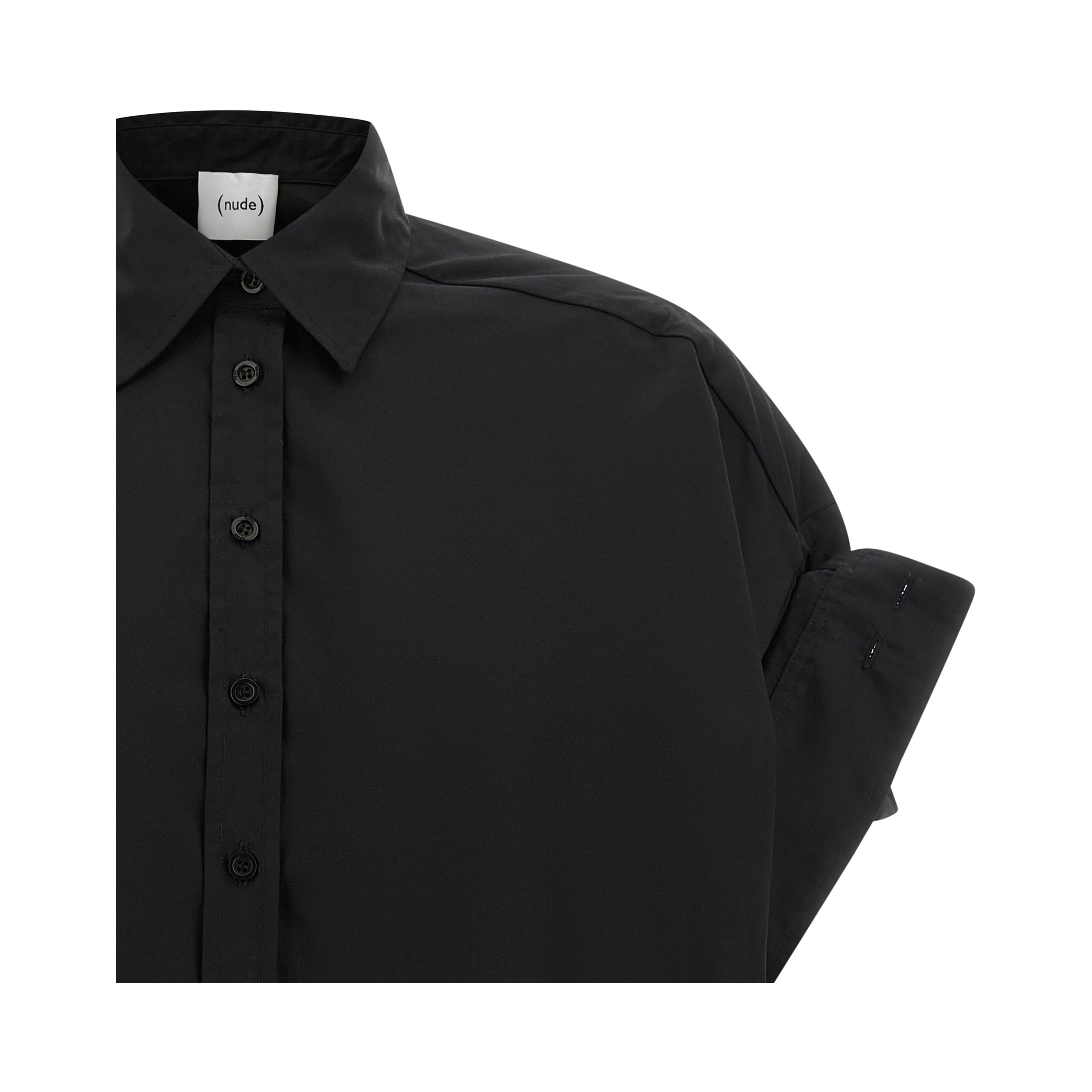 Black Cotton Blouse