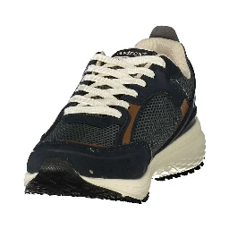 Blue Polyurethane Men's Sneaker