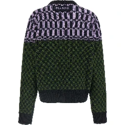 Multicolor Wool Cardigan