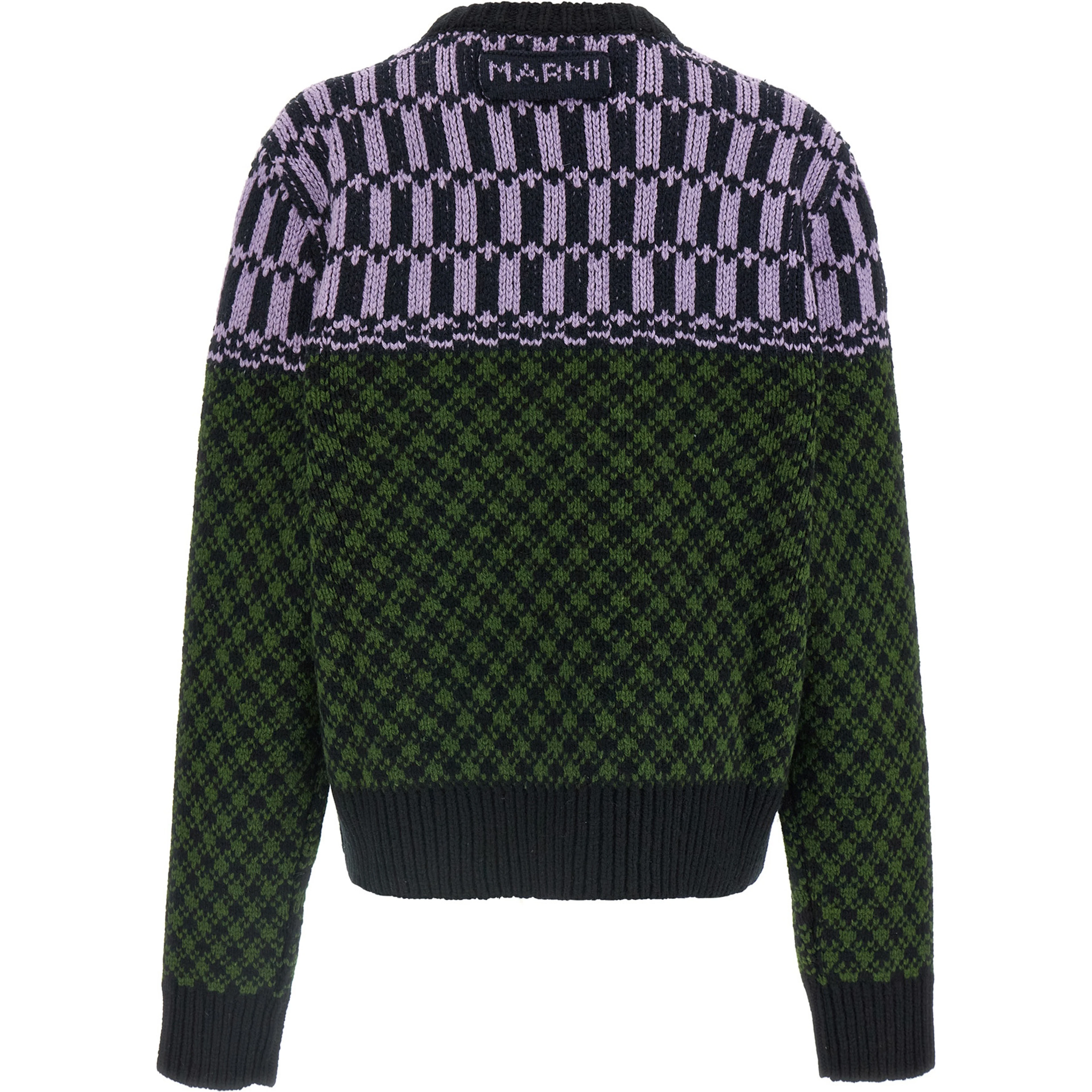Multicolor Wool Cardigan