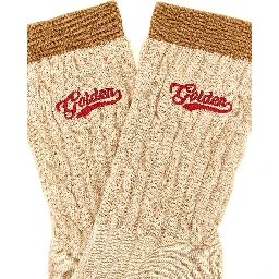 Beige Cotton Socks