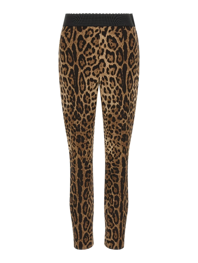 Brown Viscose Leggings