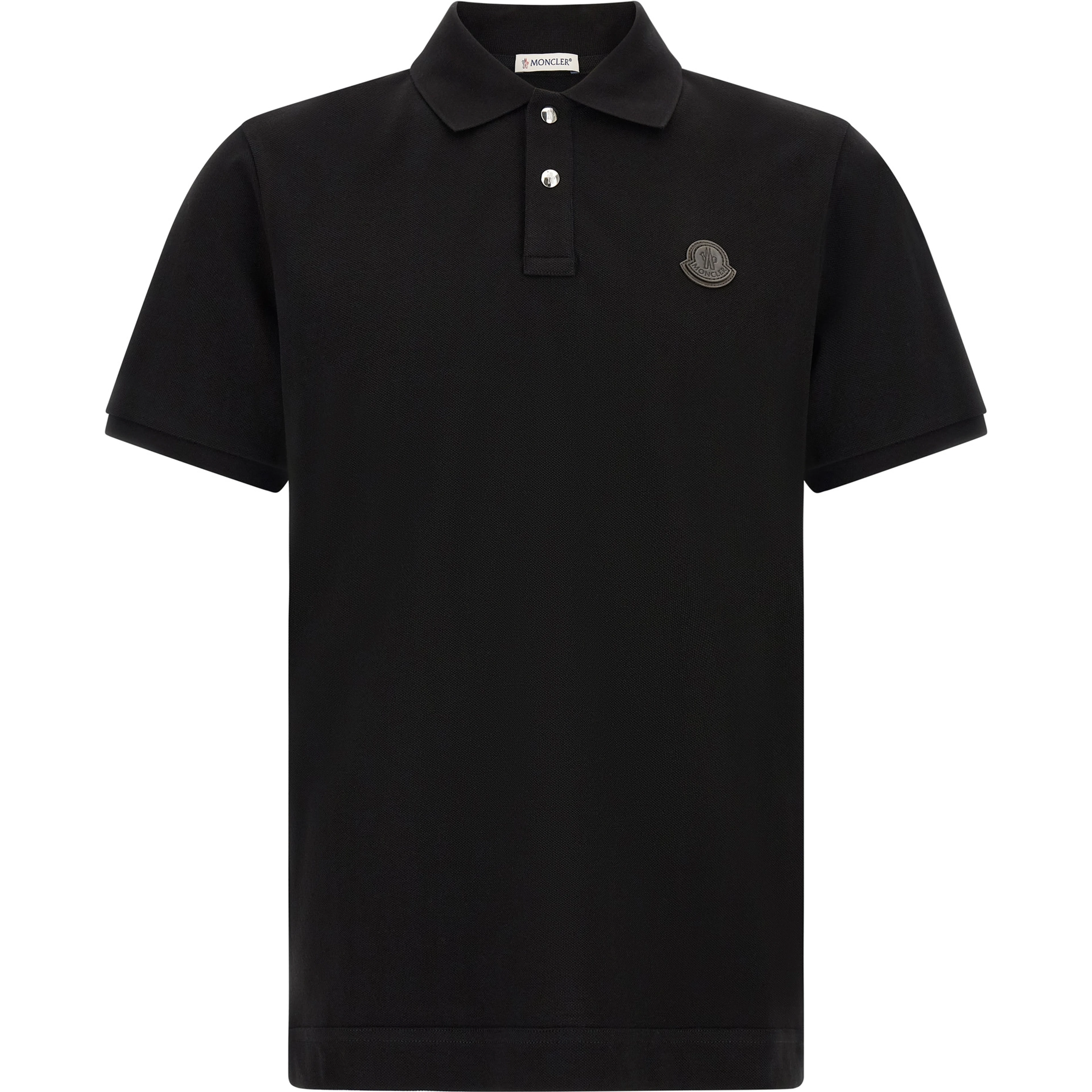 Black Leather Polo Shirt