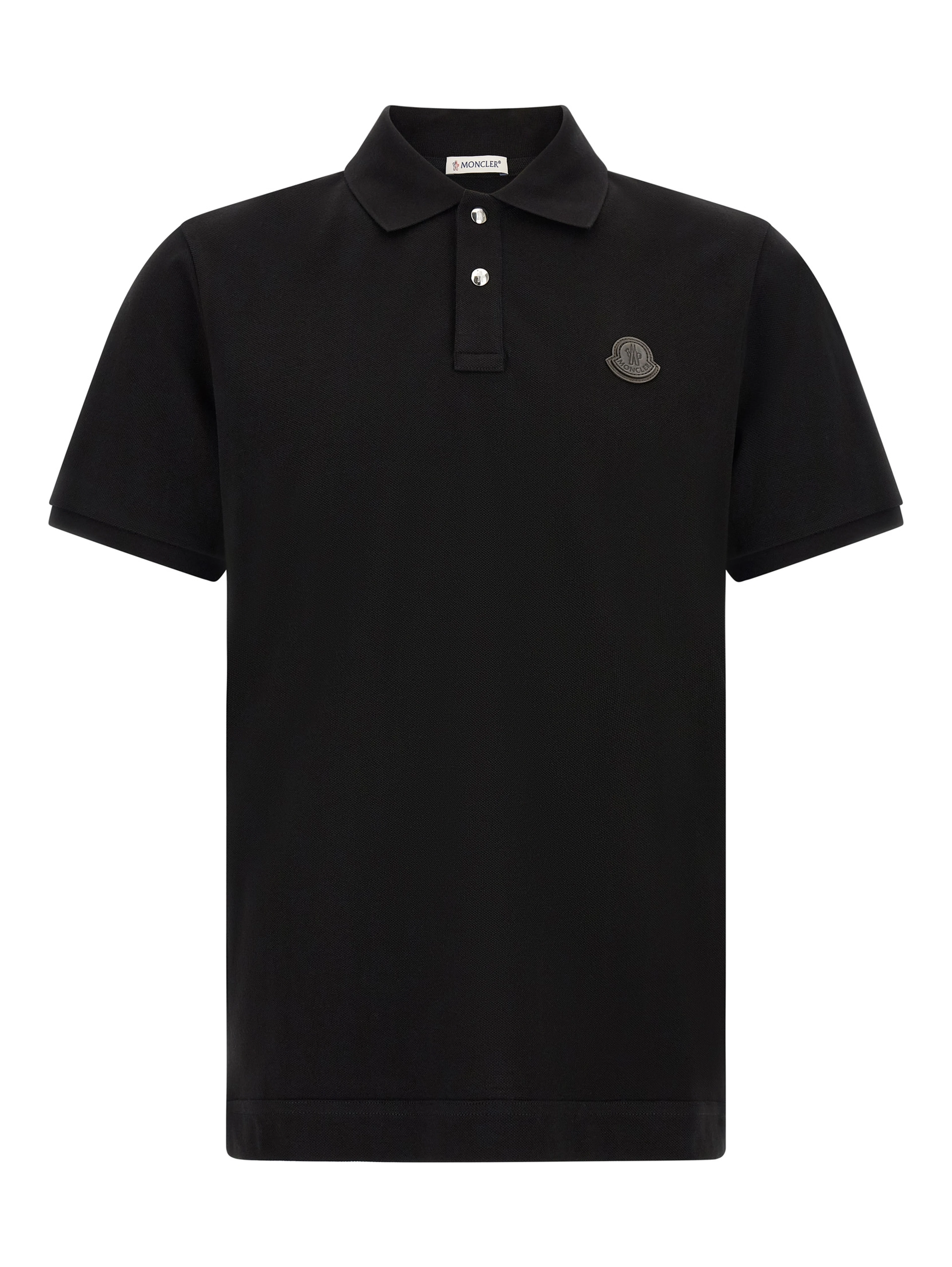 Black Leather Polo Shirt