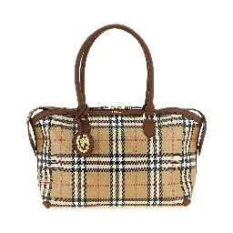 Beige Cotton Tote Bag
