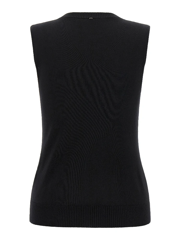 Black Virgin Wool Tank Tops alternative
