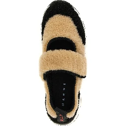 Bicolor Lamb Leather Chunky Sneakers