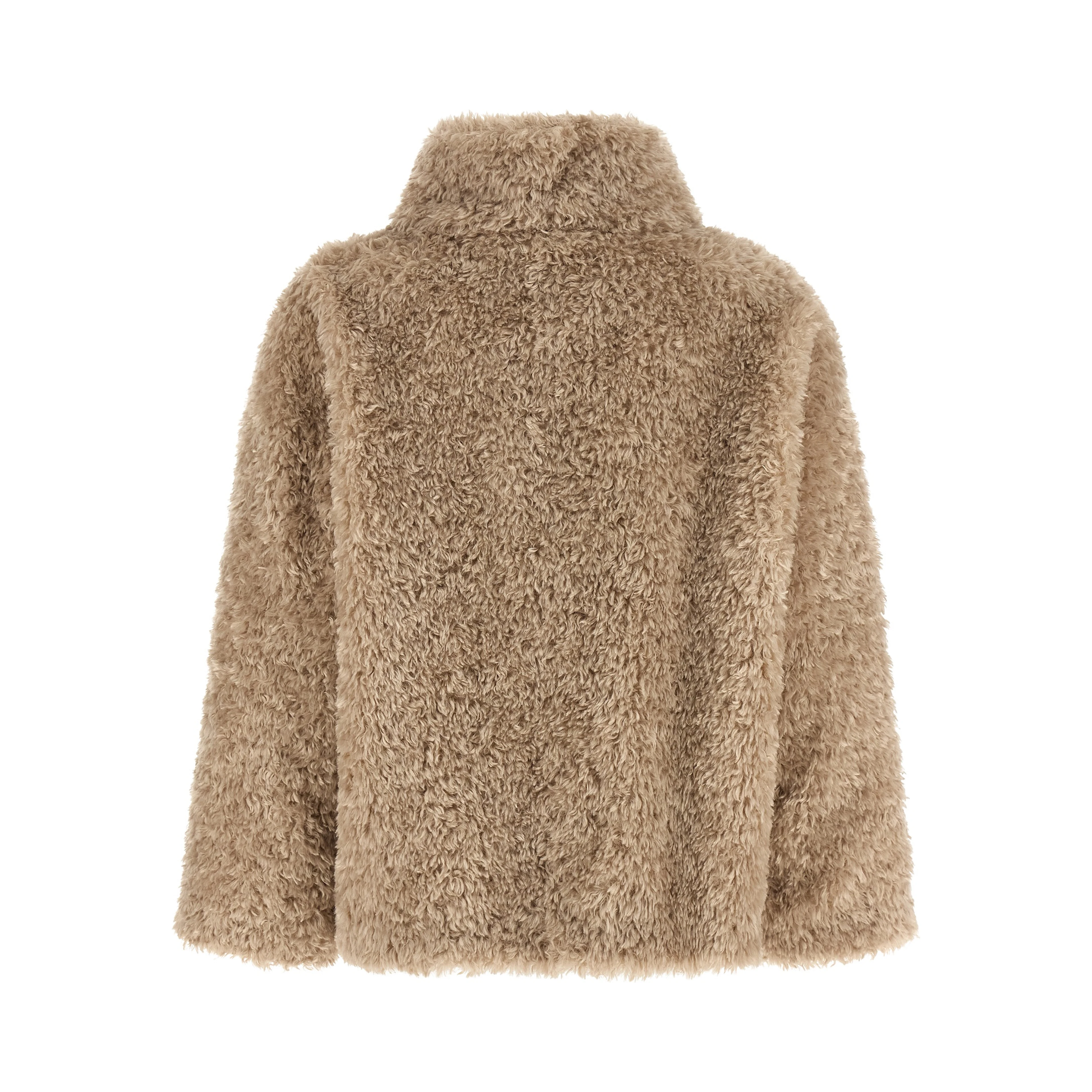 Beige Polyester Coat
