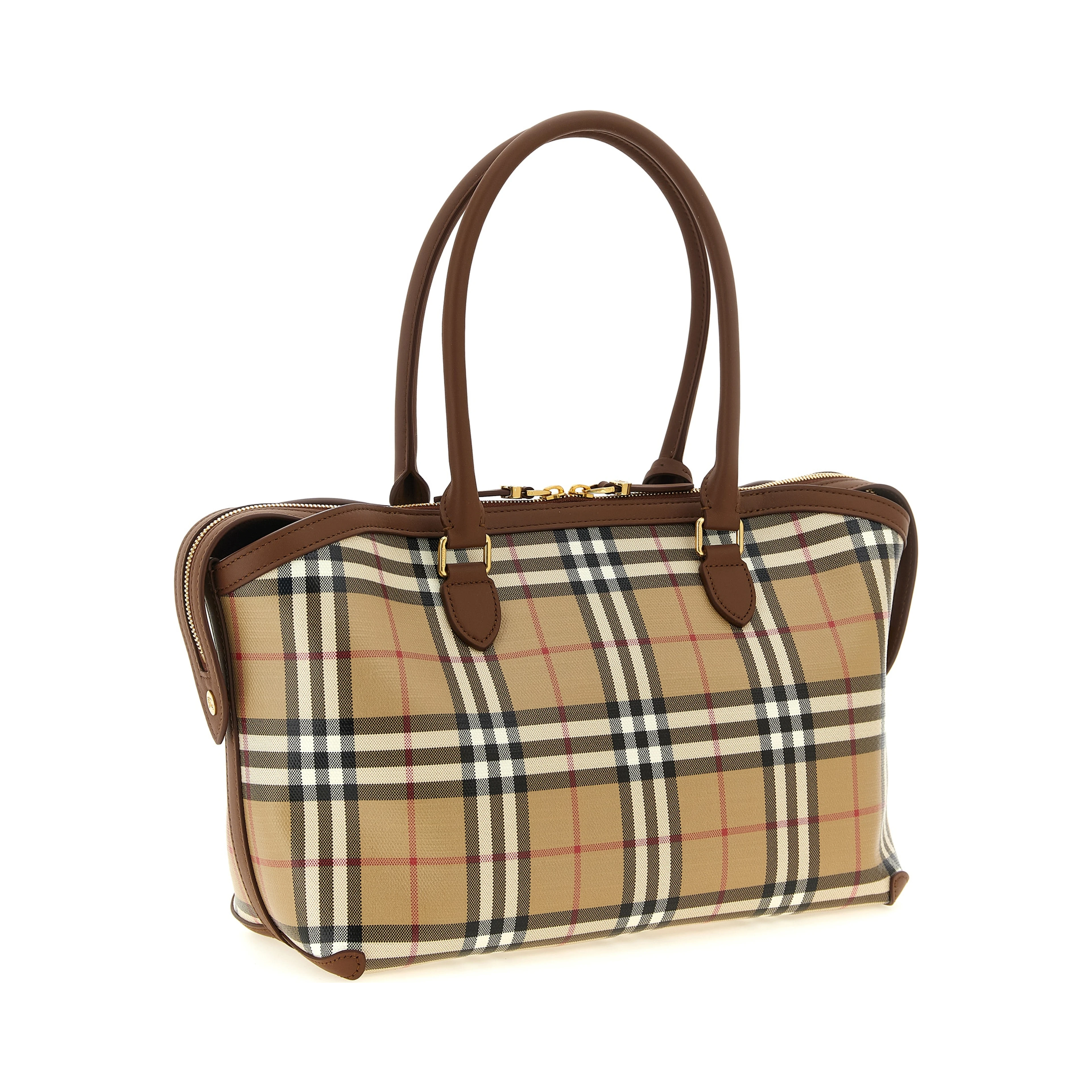 Beige Cotton Tote Bag