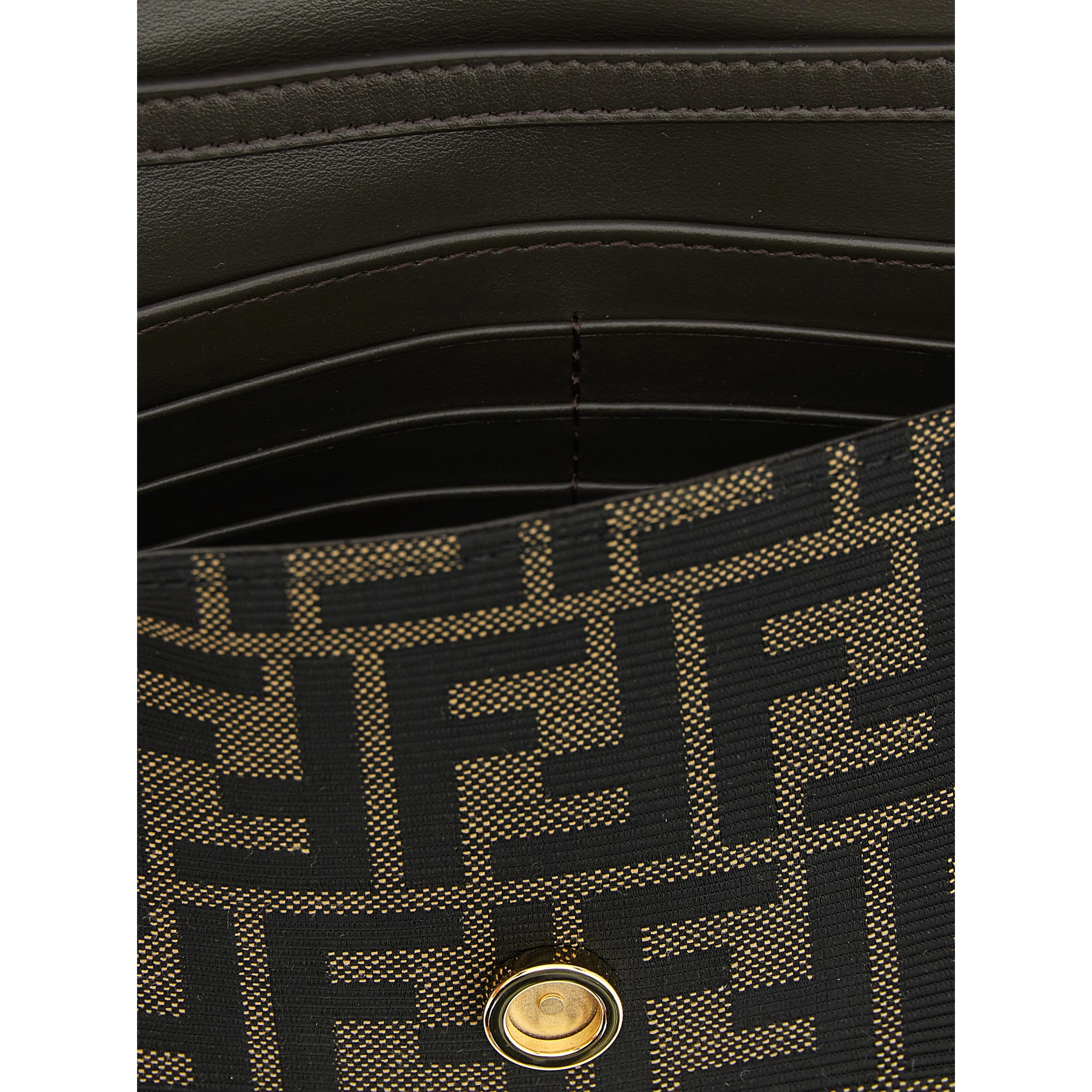 Brown Polyester Cardholder