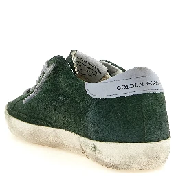 Bicolor Leather Low Top Sneakers