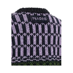 Multicolor Wool Cardigan