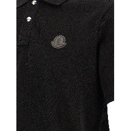 Black Leather Polo Shirt