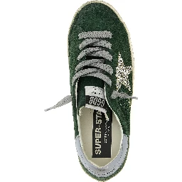 Bicolor Leather Low Top Sneakers