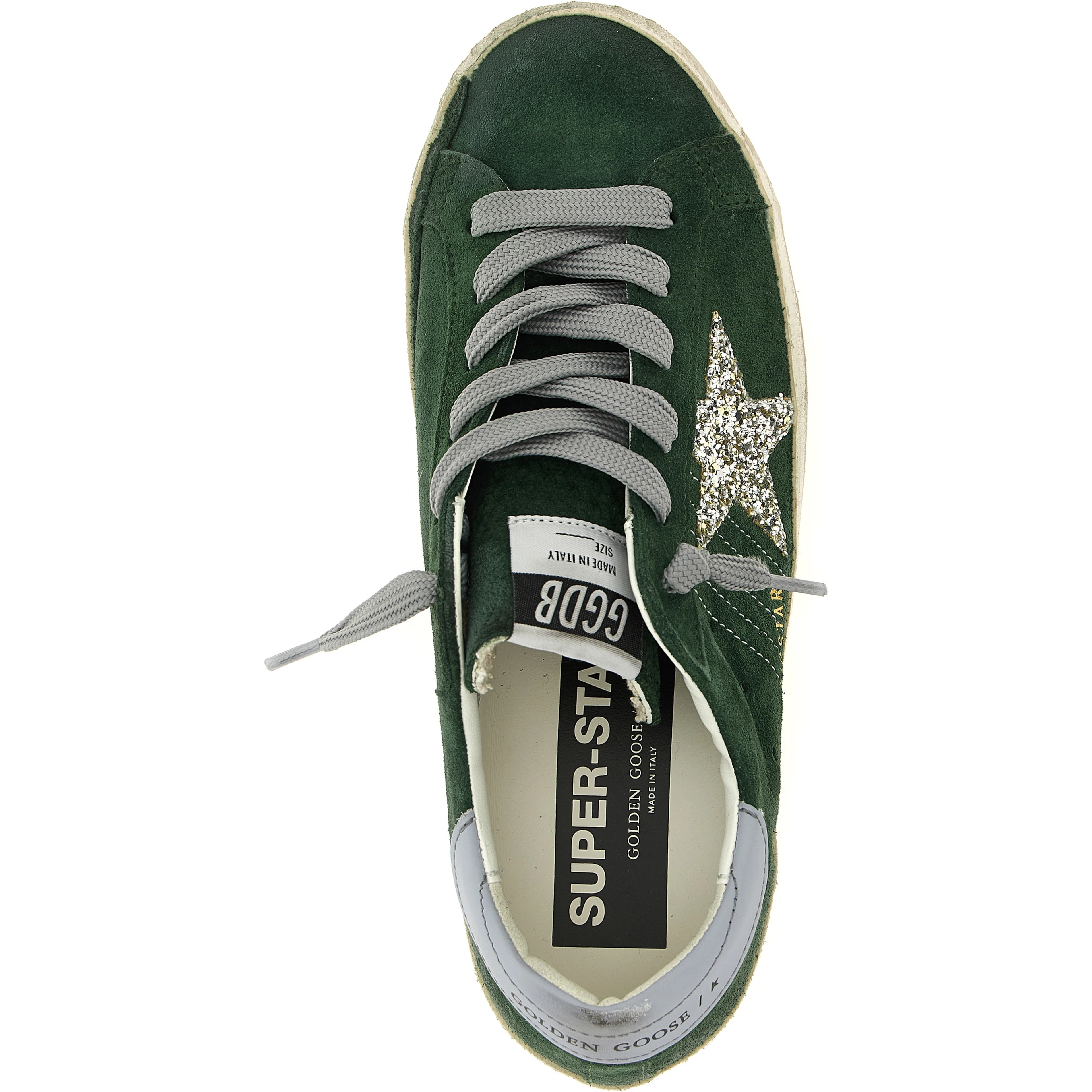 Bicolor Leather Low Top Sneakers