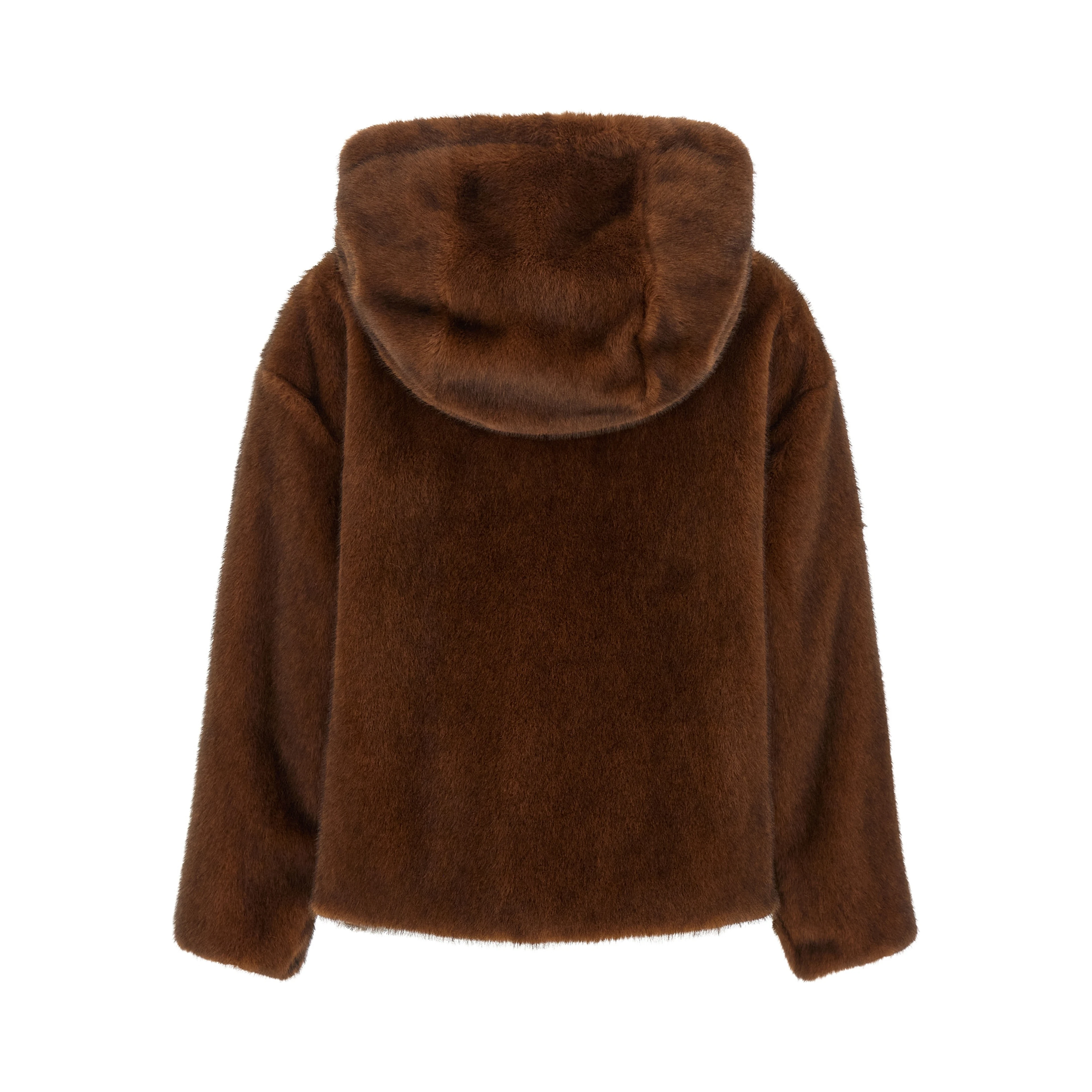 Brown Polyester Bomber