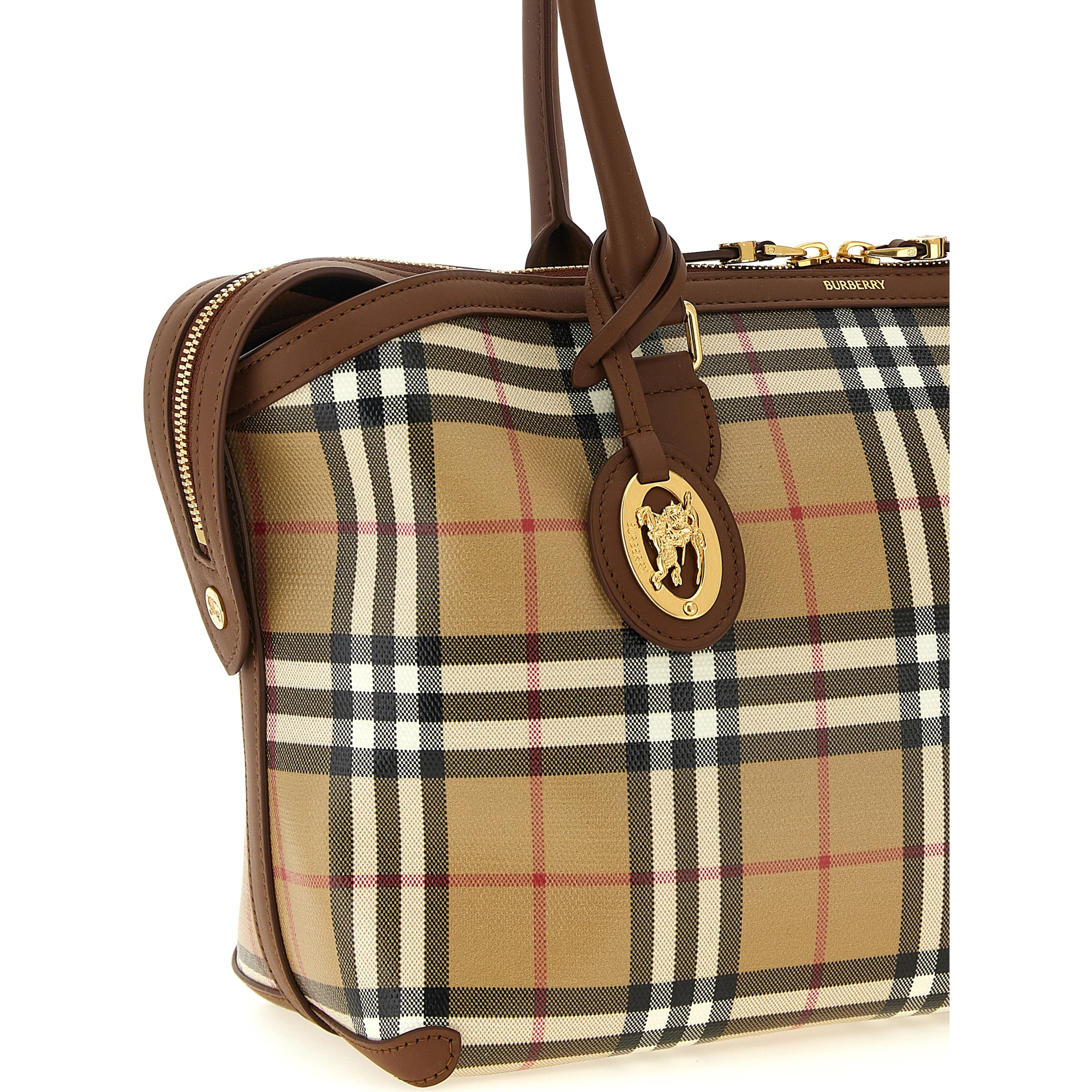 Beige Cotton Tote Bag