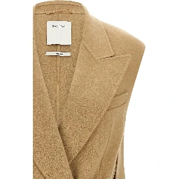 Beige Wool Blazer