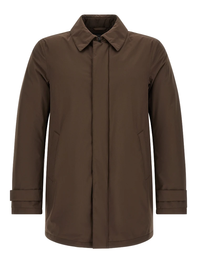 Brown Polyester Parka alternative