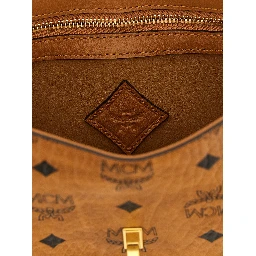 Brown Polyethylene Shoulder Bag