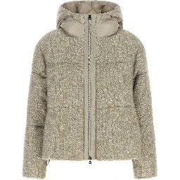 Beige Wool Full-Length Jacket